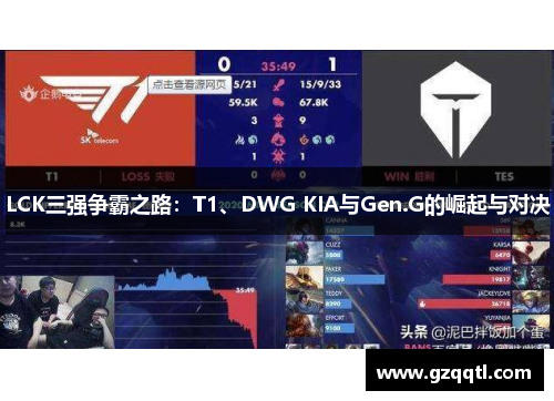 LCK三强争霸之路：T1、DWG KIA与Gen.G的崛起与对决